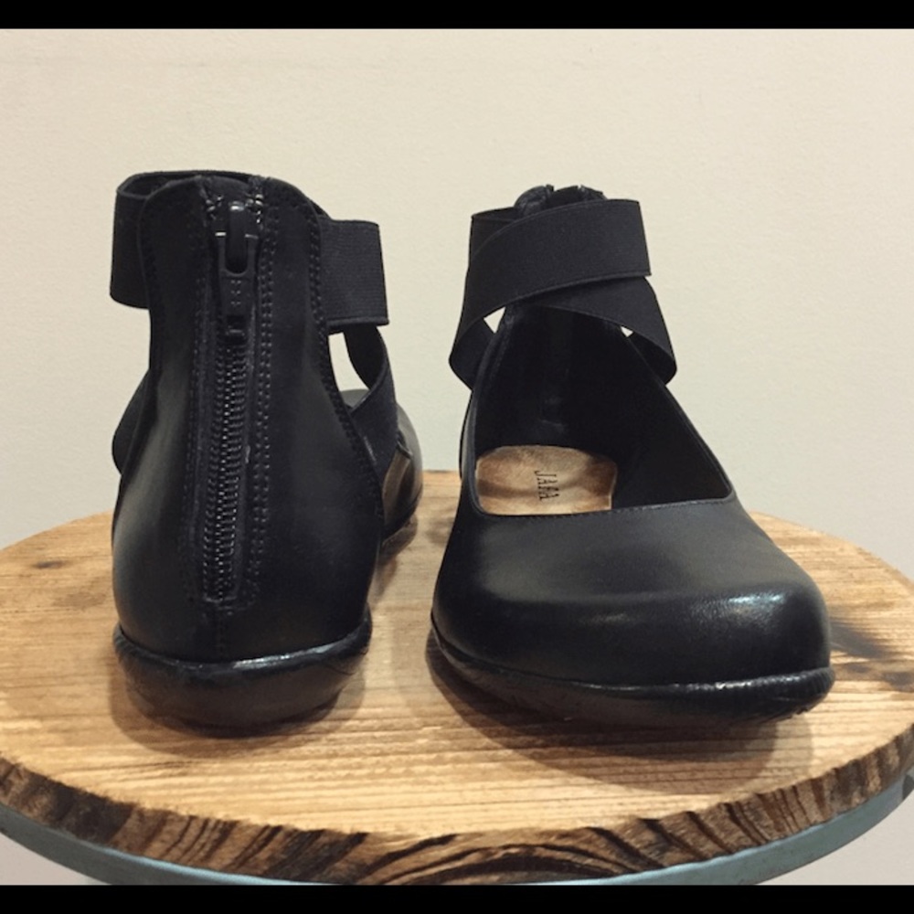 Jafa 103 Black Ballet Flat Size 37/7 - Picture 8 of 8